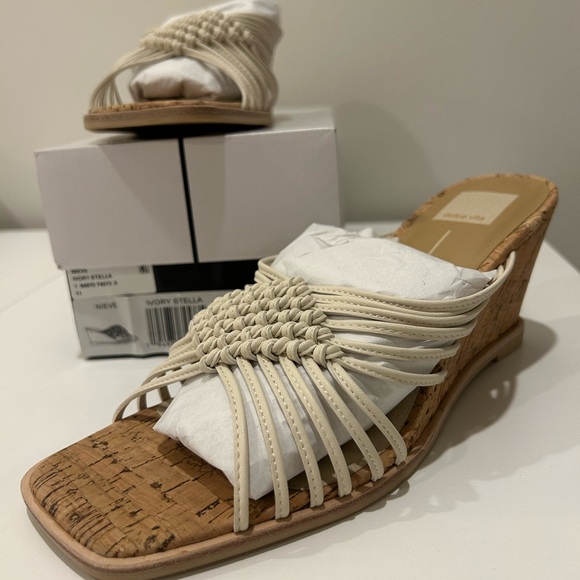 Dolce Vita Cork Wedge Sandal NIB - Picture 2 of 5